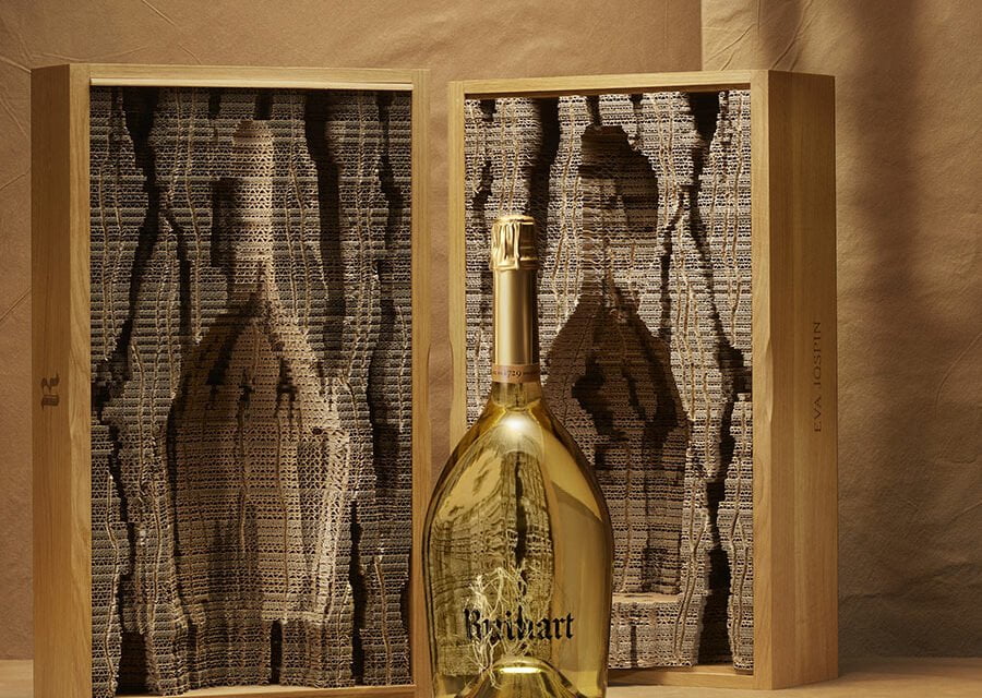 L’artiste Eva Jospin conçoit une édition limitée du Ruinart Jeroboam Blanc de Blancs
