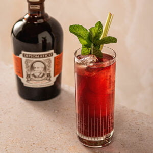Cocktail au rhum Diplomático Mantuano : Teranga