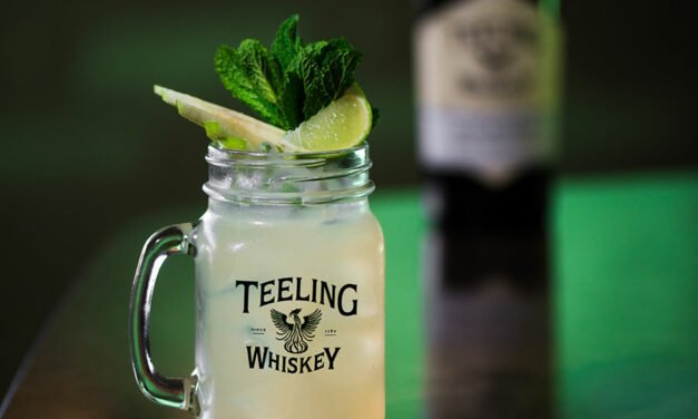 Cocktail au Whiskey Teeling : Paint the town in green