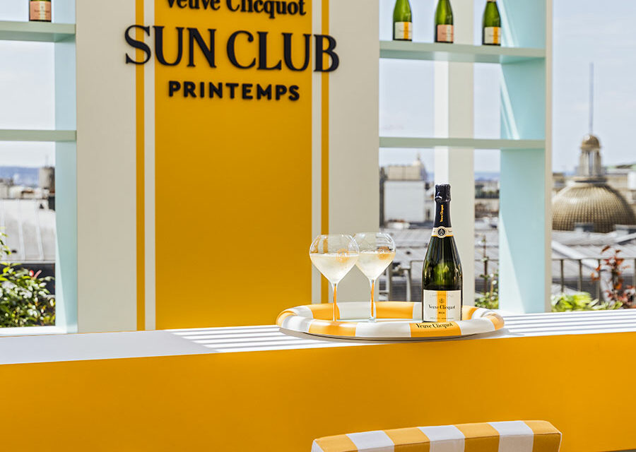 Hot Spot de l’été 2024 : Veuve Clicquot Sun Club en exclusivité au printemps Haussmann