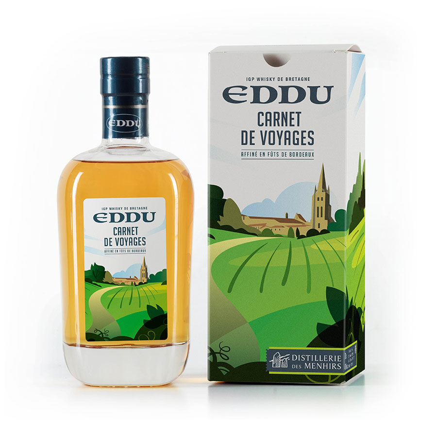 Distillerie des Menhirs Whisky EDDU - bordeaux