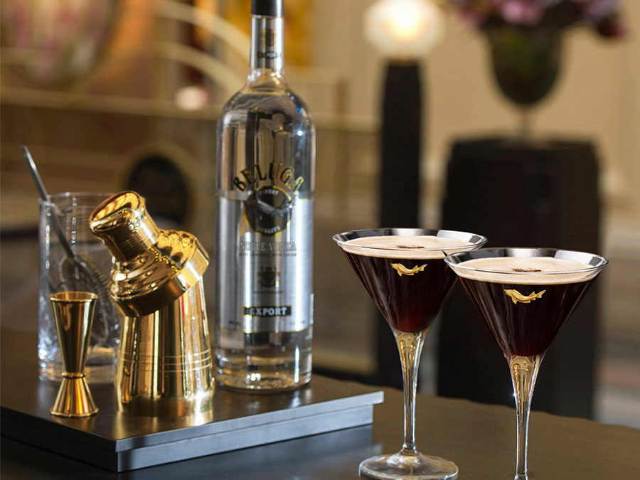 Cocktail à la vodka Beluga Noble : Espresso Martini