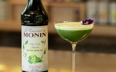 Cocktail au concentré Monin : Gimlet au Matcha Timur