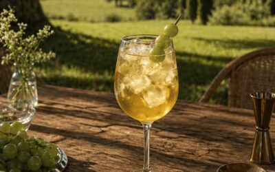 Cocktail à la vodka Bio Le Philtre : Spritz