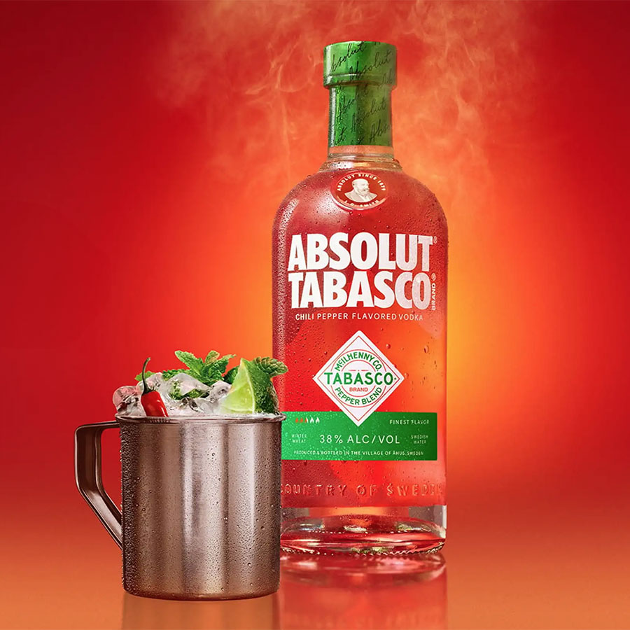 Absolut pimente la vodka avec Tabasco