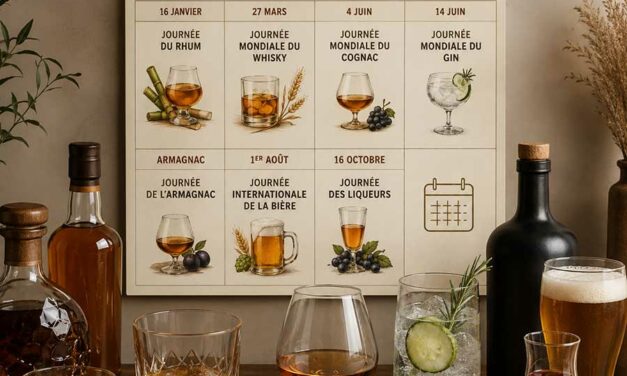Calendrier des journées internationales des spiritueux en France : rhum, whisky, cognac, gin, armagnac, bière et liqueurs