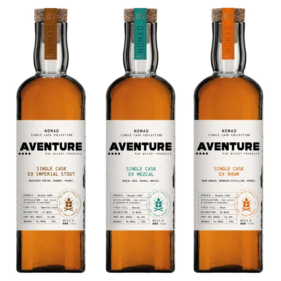 Aventure Nomad : une collection de single casks pour explorer le rye whisky français