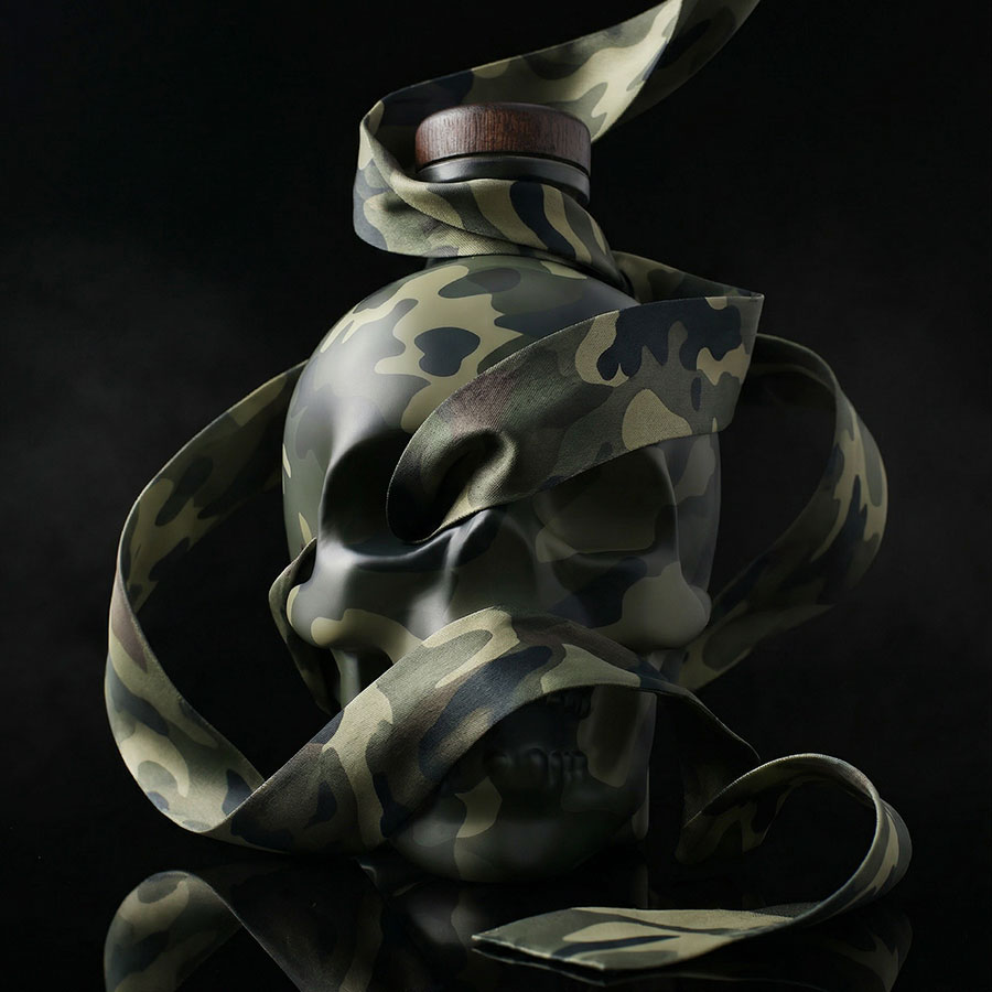 Crystal Head Camo, la nouvelle édition limitée de la vodka Crystal Head