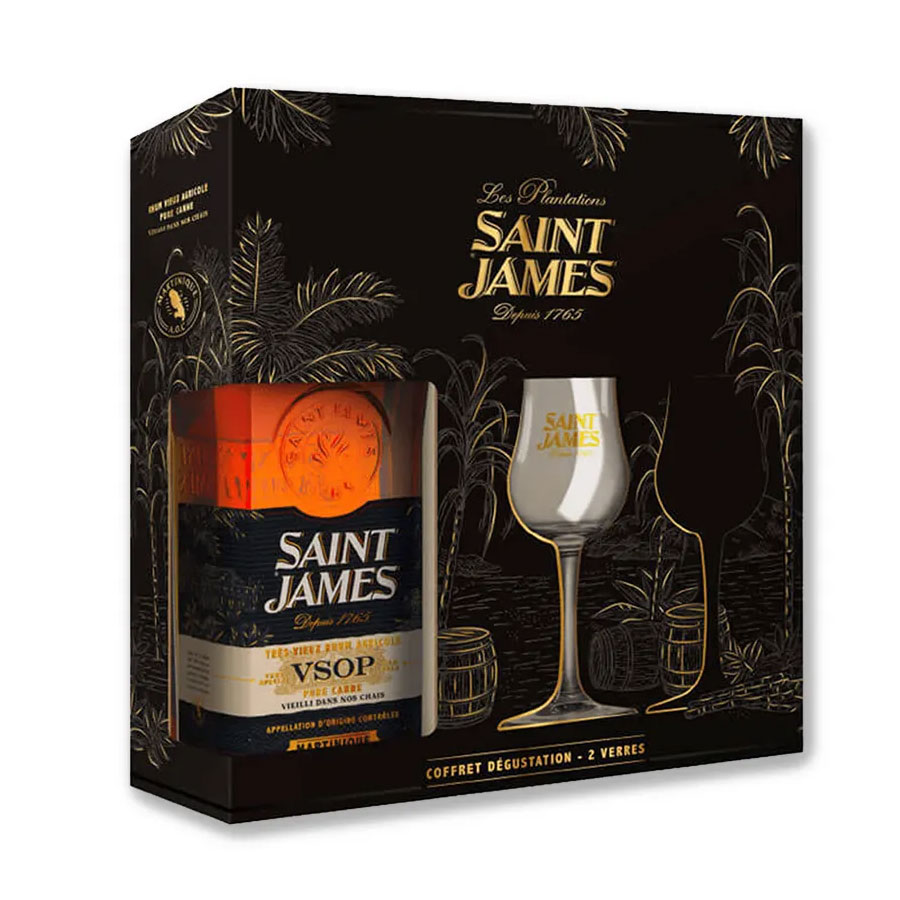 Saint James VSOP 2 verres Saint James VSOP 2 verres