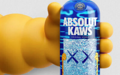 Absolut Kaws : une édition limitée qui met l&rsquo;artiste sur la bouteille